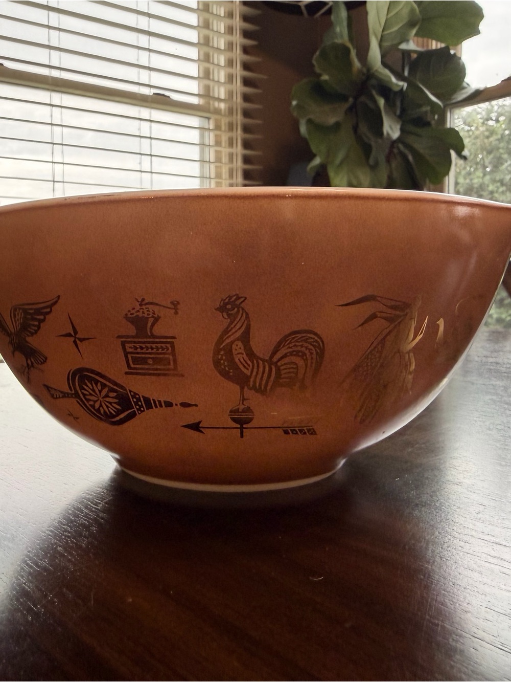 Pyrex "Early American" (1.5 Quart) Cinderella Mixing Batter Bowl (#442)